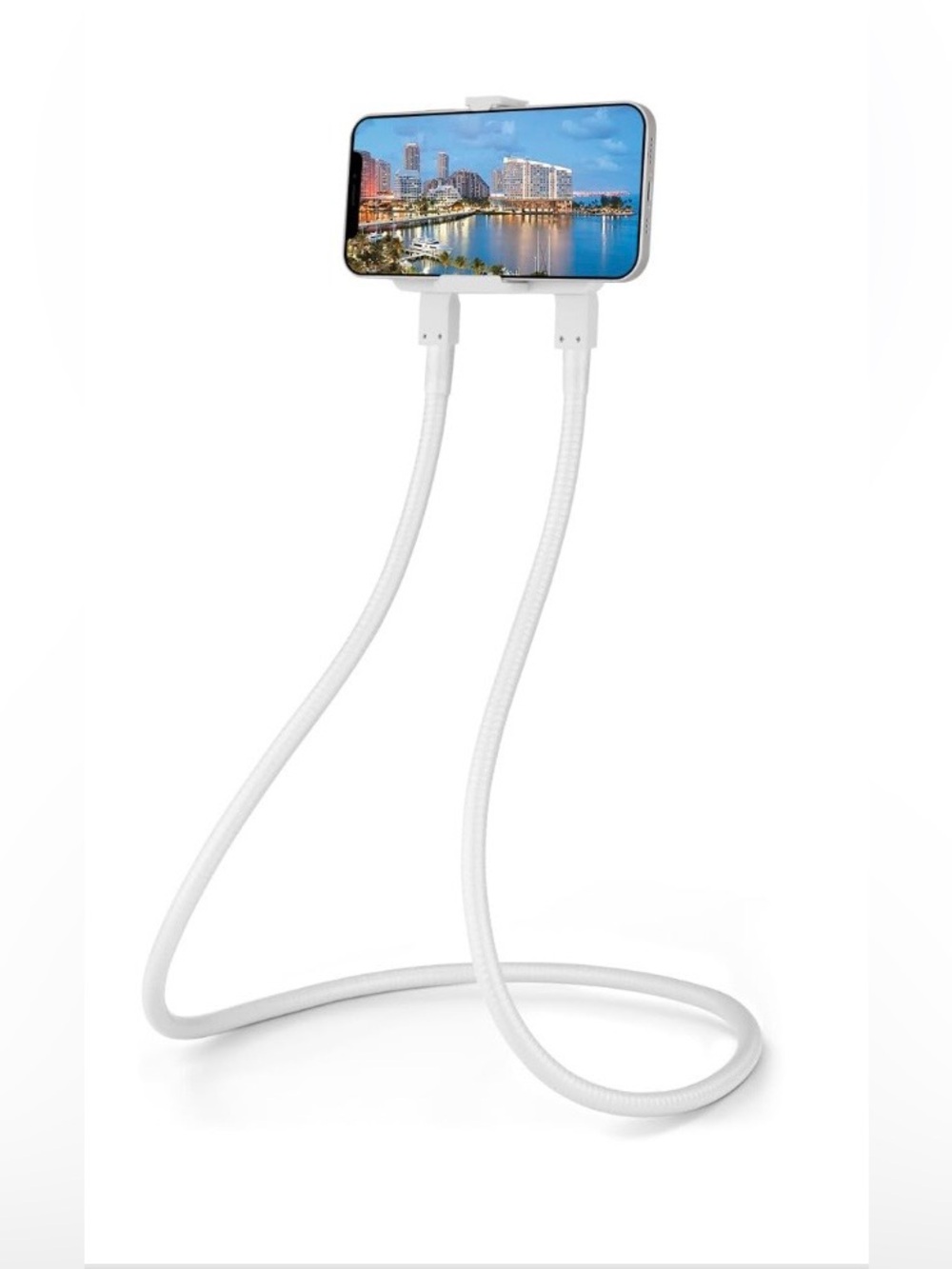 Versatile Mobile Phone Stand - Multiple Compatibility - WHITE
